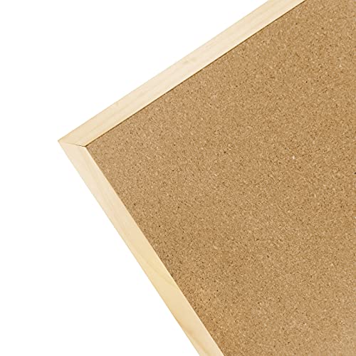 14.6 Inches X 11 Inches Frame Cork Board For Bulletin Board, Home Decor, Office, School, Message Board And Include Installation Kit, Push Pins. #TOP2