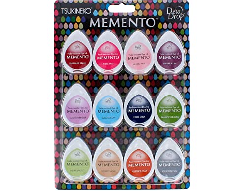 Tampon encreur multicolore Memento Dew Drop pour réussir toutes vos cartes