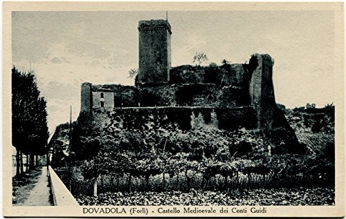 Primi '900 Dovadola Forlì Castello Medievale Conti Guidi Esterno Torre FP B/N Cartolina Postale
