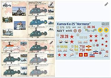 Print Scale 72-394 Kamov Ka-25 Hormone, Scale 1/72, Wet, Dry Decal
