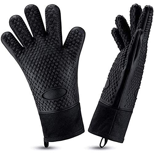 Guantes de silicona para microondas con aislamiento térmico lavables