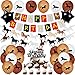 Decorazioni Feste Compleanno a Cavallo con Feltro Striscioni Buon Compleanno Cavallo Ghirlande Banner Cavallo Topper Cupcake Cavalli Palloncini per Ragazzo Western Cowgirl Decorazioni Forniture