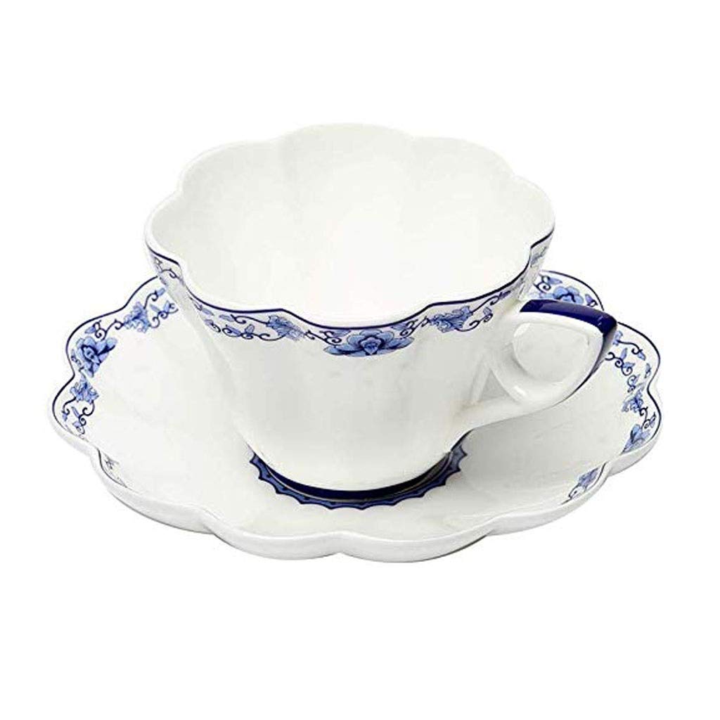 Café Céramique Tasse et Soucoupe Durable pour Instants Détente Bureau Cuisine