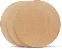 Vista 4 de Círculos de madera de 0.5 pulgadas de grosor, desde 10 hasta 24 pulgadas de diámetro