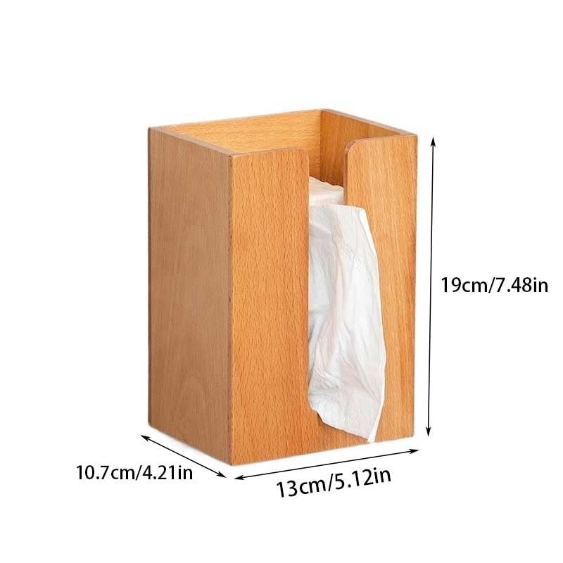 Uchwyt na chusteczki, Solidne drewniane biurko do sypialni i kuchni, wiszące pudełko na chusteczki, ręczniki papierowe papier toaletowy(A,M)