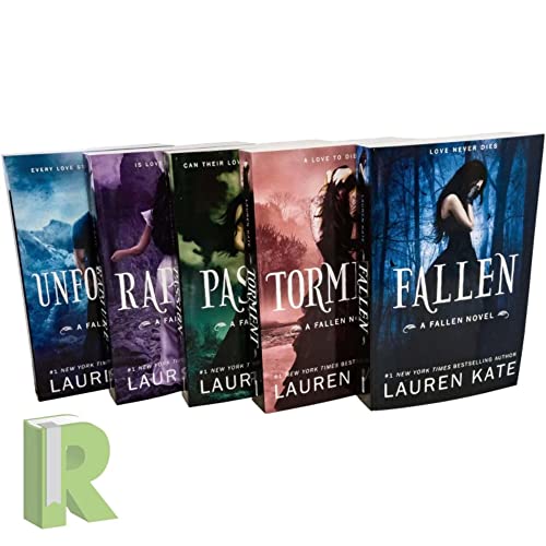 Lauren Kate Fallen Series 5 Books Collection Set (Fallen, Torment, Passion, Rapture, Unforgiven)