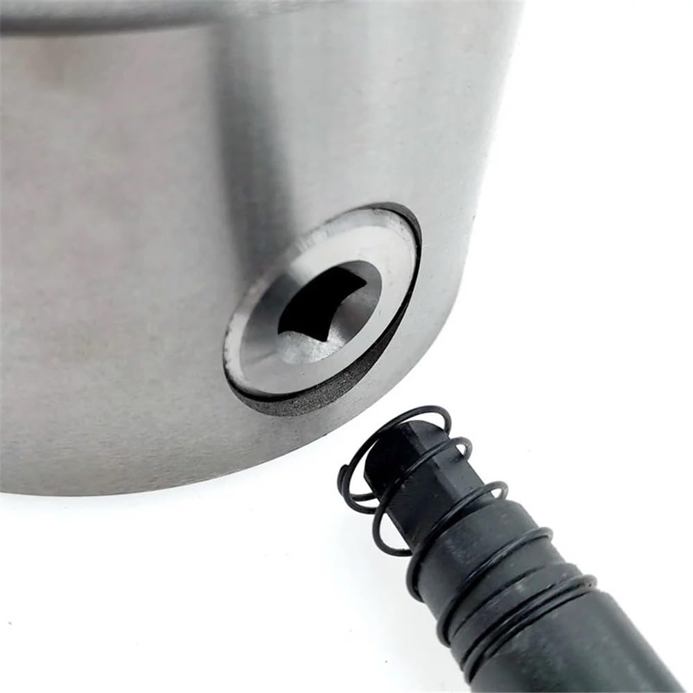 Uchwyt tokarski K11 125mm 3 szczękowy ręczny samocentrujący metalowy Uchwyt tokarski K11-125 ze szczękami Akcesoria do obrabiarek