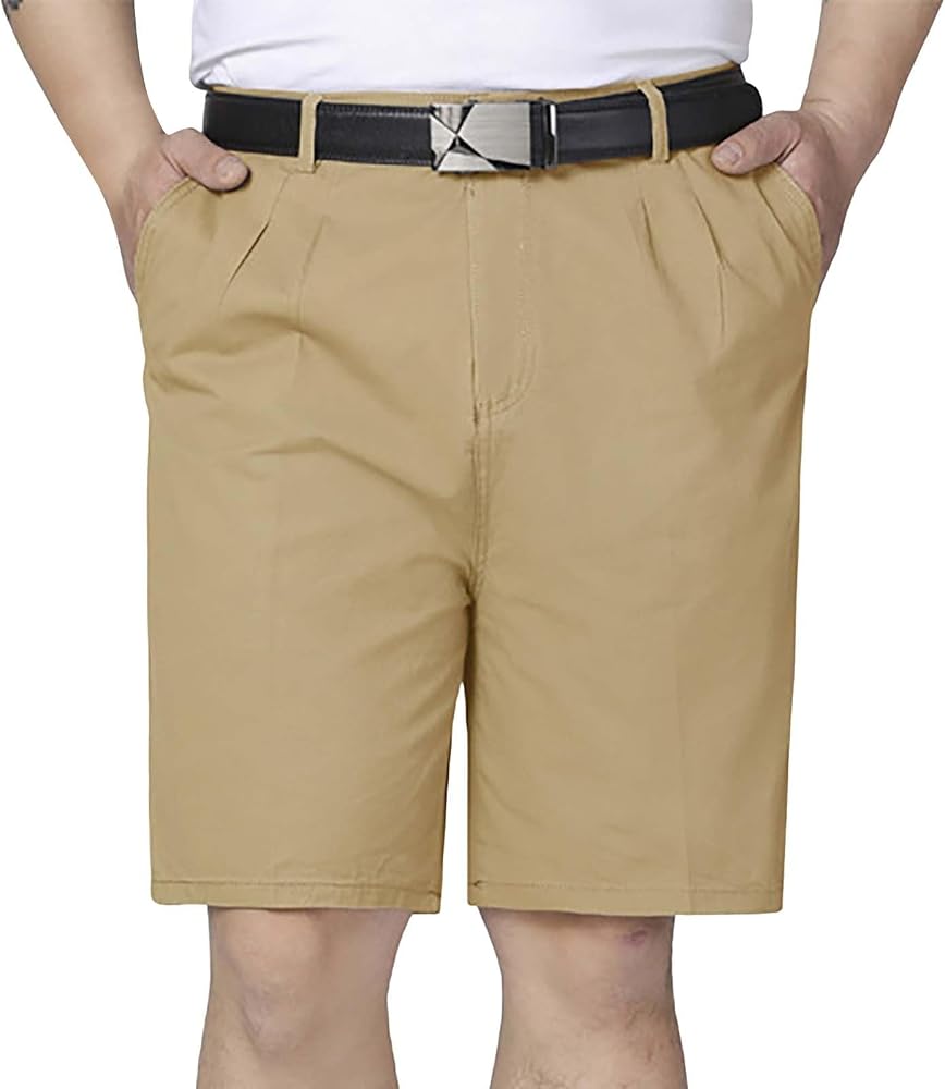 Pantaloncini Uomo In Velluto A Coste - Bermuda Estivi Con Tasche, Vita Elasticizzata, Taglie S-3XL