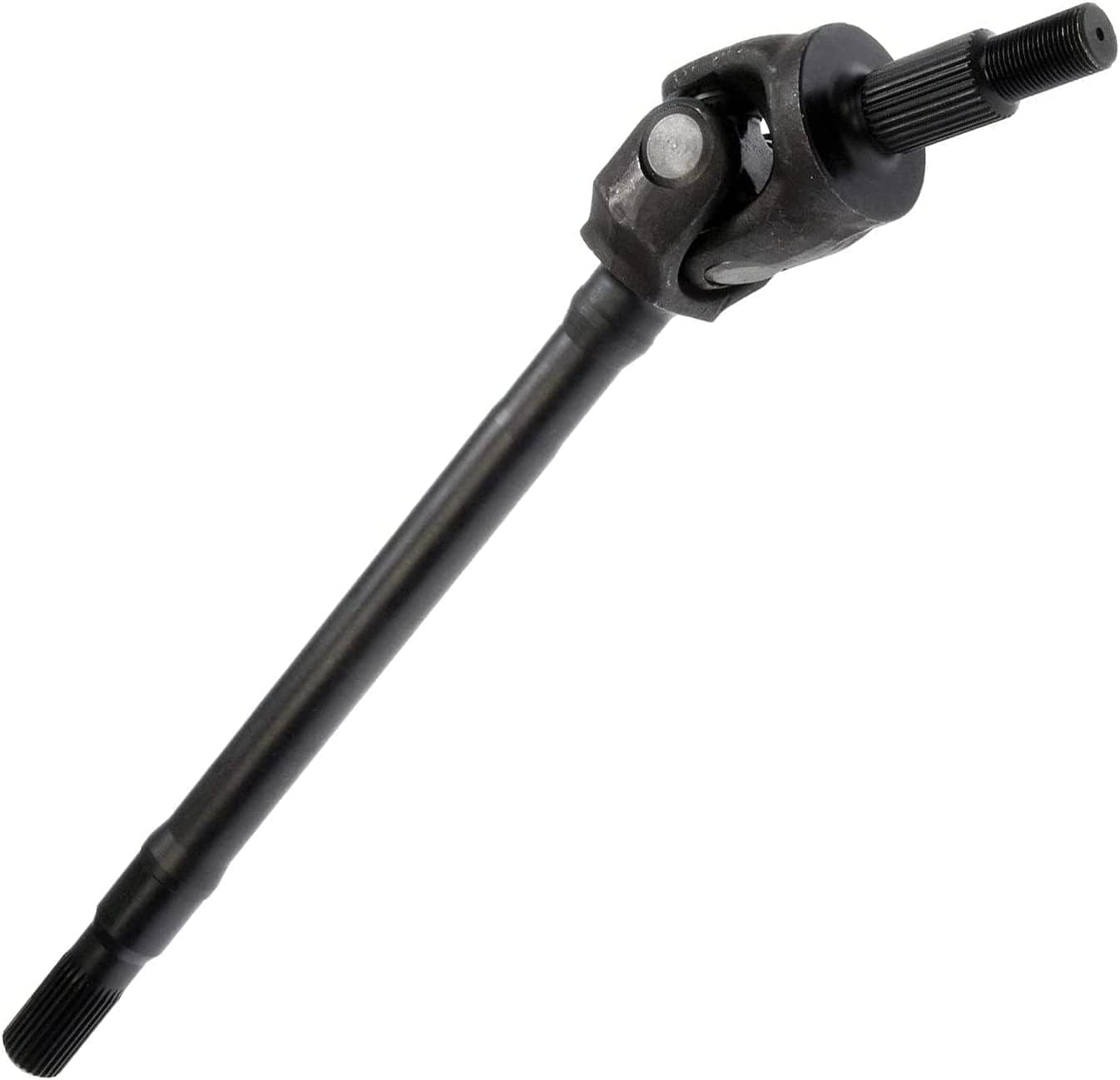 Detroit Axle - Pair Front U-Joint Axle Shafts for 2007-2018 Jeep Wrangler 2018 Wrangler JK [Dana 30 AXLE] 2008 2009 2010 2011 2012 2013 2014 2015 2016 2017 U-Joint Axle Shafts Assembly Replacement