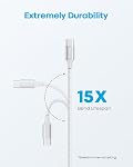 USB C Cable 10ft, Long USB A to USB C Charger Cord, Type C Fast Charging Cable for iPhone 17 Air 16 15 Pro Max Plus, for Samsung Galaxy S22 S21 S20 S10 Note 20 10, White