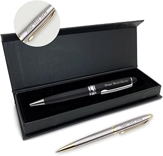 Personalized Pens Custom Pens Personalized Pens with Name Free Engraving Personalized Pen Sets Engraved Pens Personalized Gift for Men Women Birthday Christmas Gradutaion Thank You Gift in Gift Box