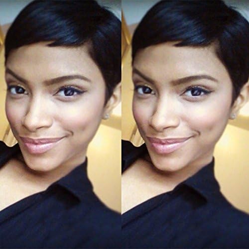 Avise 4" Pixie Wigs Human Hair Short Pixie Wigs for Black Women Short Human Hair Wigs