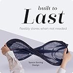 Handy Laundry Collapsible Mesh Pop Up Hamper with Wide Opening and Side Pocket – Breathable, Sturdy, Foldable, and Space-Saving Design for Clothes and Storage. (Blue | 2-Pack) - Image 4