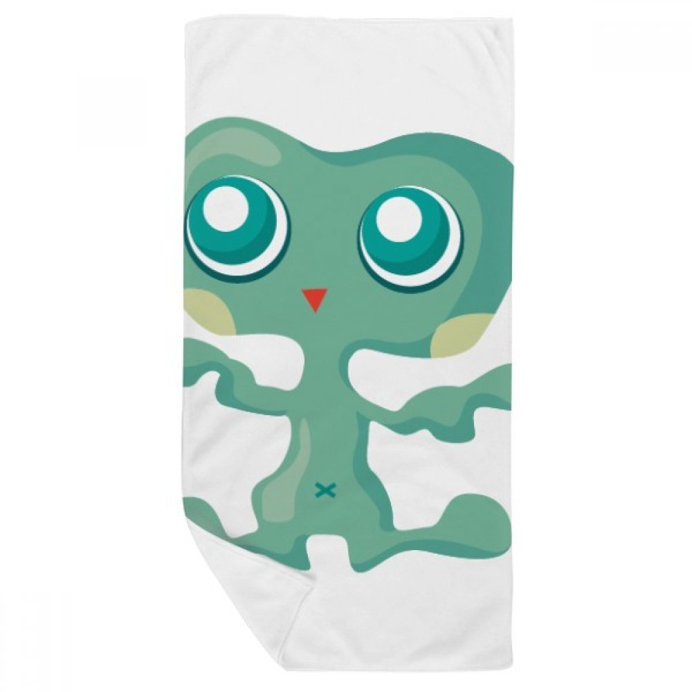 Serviette de bain alien doux gant de toilette multicolor 35x70cm DIYthinker