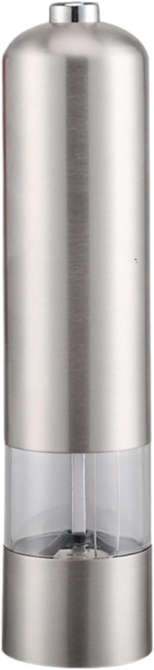 1PC Electric Salt Pepper Grinder Set Stainless Steel One Handed Operation Automatic Spice with Light for Kitchen
