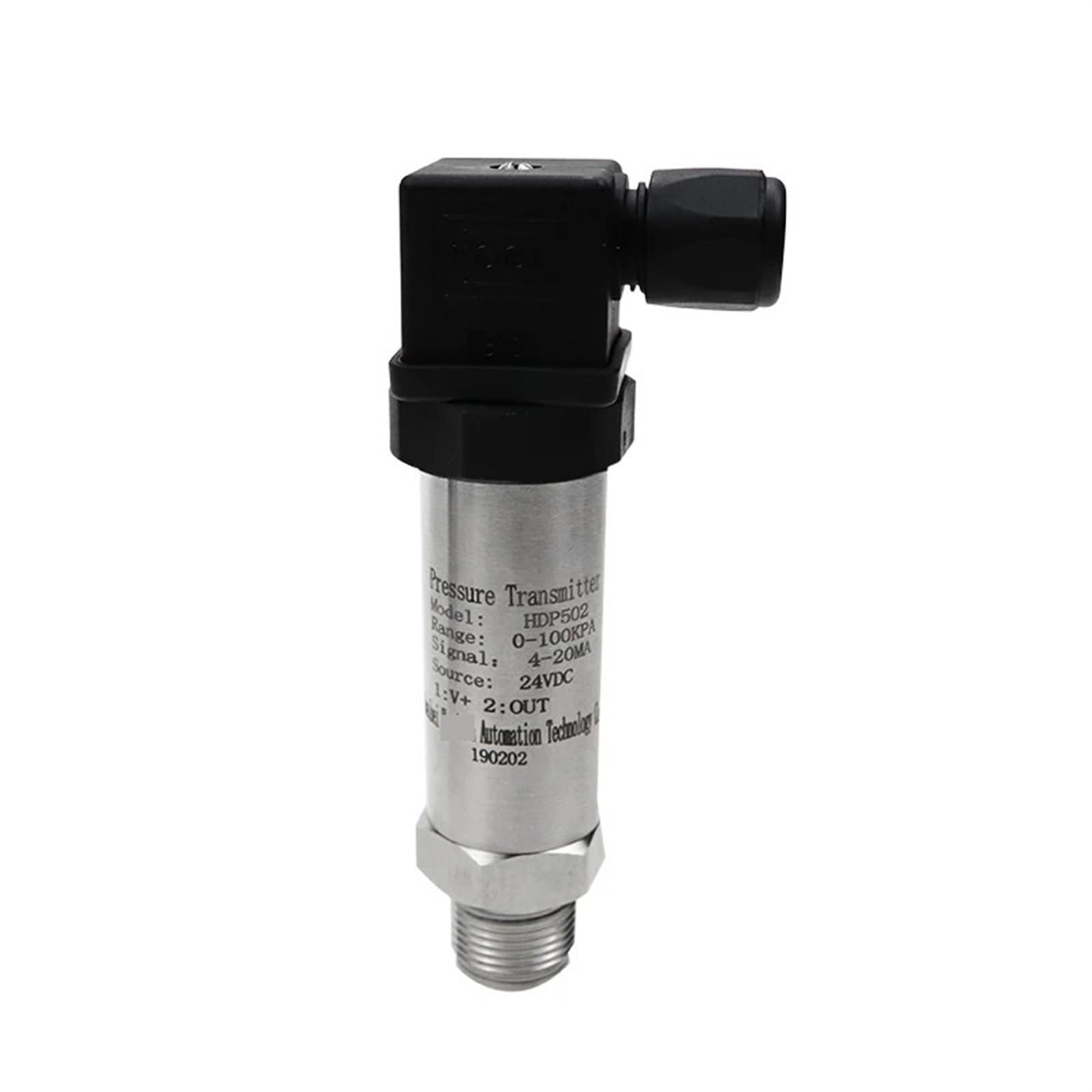 Transducteur de pression à membrane plate 4-20mA 24V CC pour huile et eau