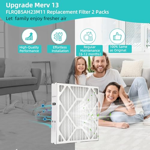 2 Packs,FLRQB5AH23M11 Merv 13 22.7\"x20\"x4.70\" Air Filter Compatible with Trane FLRQB5AH23M11 and Envirowise 22.7 x 20.7 x 4.7 Air Filter,FLRQB5AH23M11 Merv 13 Filter