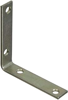 National Hardware .75 in. H x 3.62 in. W x 0.12 in. D Steel Inside Corner Brace - Case Of: 1; Each Pack Qty: 1;