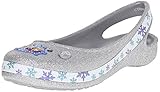 crocs Genna II Frozen Girls Slingback Flat (Toddler/Little Kid/Big Kid), Silver, 12 M US Little Kid
