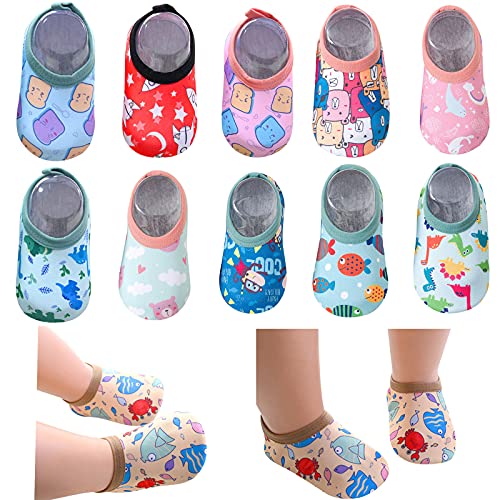 Badeschuhe Kinder Wasserschuhe Mädchen Jungen Aqua Barfuss Non-Slip für Meer Schwimm Surf Strand Baby Kinder Badeschuhe Mädchen Schwimmschuhe Junge Schnell Trocken Wasserschuhe Outdoor Aqua Schuhe Cover