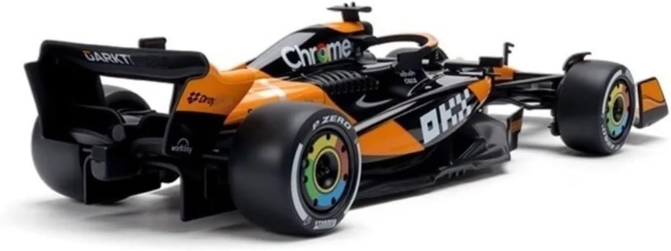 HTLNUZD 1/18 Mcl38#4 F1 Formula Racing Car Metal Diecast Adult Vehicle Champion Model