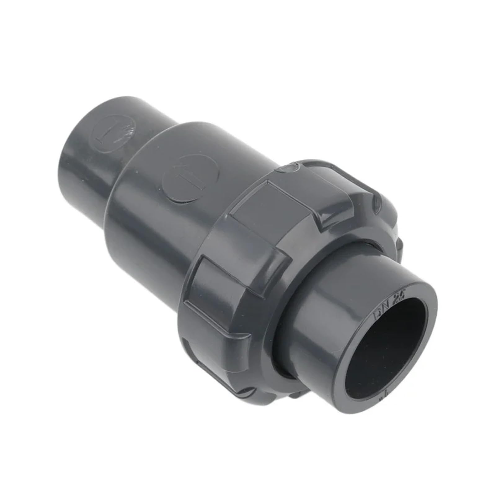 Clapet anti-retour en PVC pour irrigation d'aquarium et jardin, dispositif de contrôle du débit d'eau durable, 1 pièce