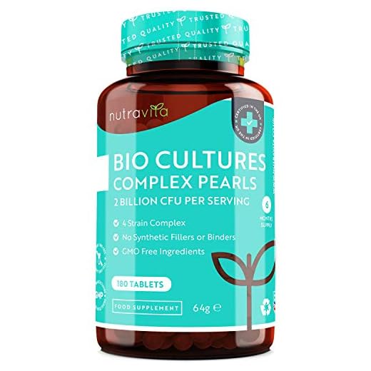 Probióticos Intestinales - 180 Capsulas (Suministro de 6 Meses) - Incluye Lactobacilos y Bífidobacterias - Probioticos para Hombres y Mujeres -Hecho en el Reino Unido por Nutravita