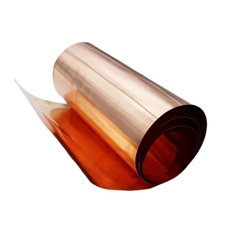 Pure Copper Sheet 1 Meter Long Copper Foil Sheet 0.01mm 0.02mm 0.03mm 0.04mm 0.05mm 0.06mm 0.07mm 0.08mm 0.1mm 0.2mm 0.3mm 0.4mm 0.5mm 0.6mm(0.02mmX100mmX1meter 1pc)