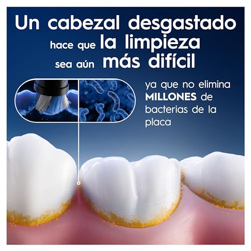 Oral-B Series iO Ultimate Clean Cabezales De Recambio Originales, Pack de 10 Recambios Negros Para Cepillos De Dientes Eléctricos Oral-B iO, Eliminación Profunda De La Placa Bacteriana - imagen 8