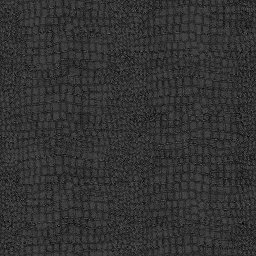 Graham & Brown 32-659 Superfresco Easy Crocodile Black Wallpaper (paste the wall product)