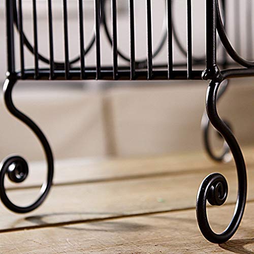 Soporte para botellas de vino metálico para 12 botellas miniatura 6