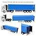 High Simulation Alloy Container Truck Model Toy, Detachable Container Vehicle for Kids, Electric Sound Girls, Sporting Goods, Electronic
