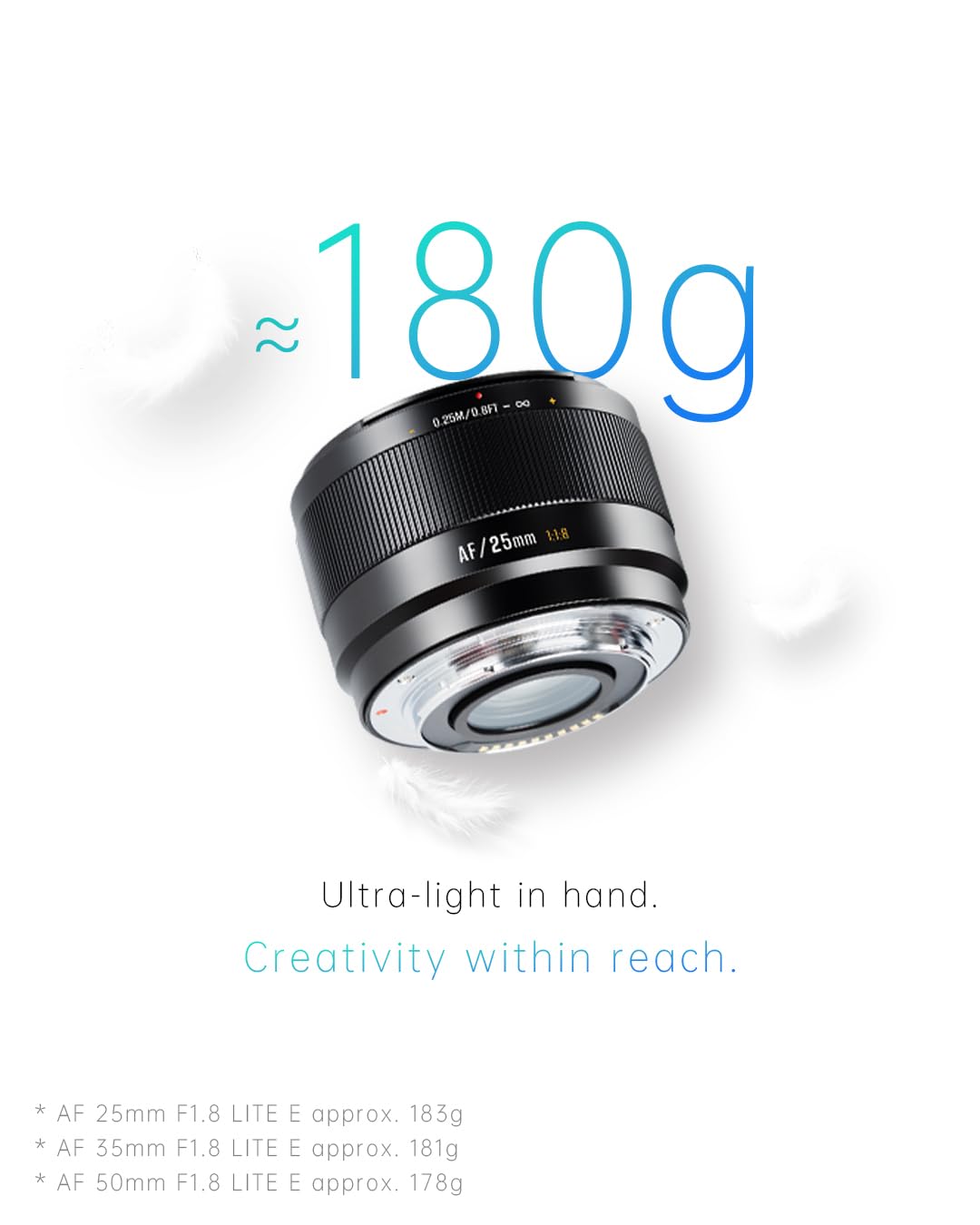 7ARTISANS AF 50 mm F1.8 APS-C Obiettivo autofocus per Sony, obiettivo ritratto classico, intensità luminosa F1.8 con bokeh, compatto e leggero, ideale per ritratti e scatti di dettaglio.