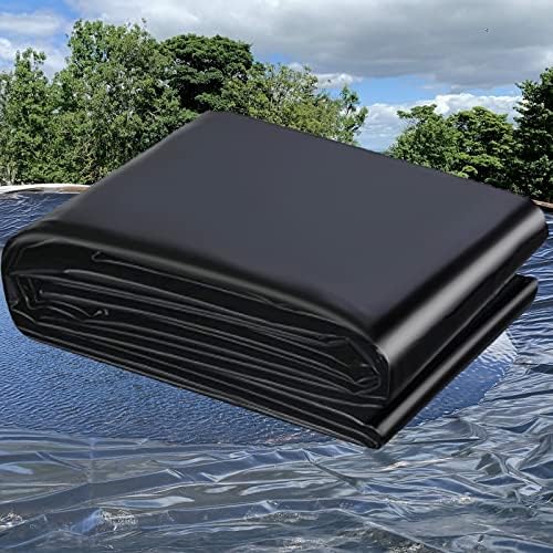 Coocure Pond Liner 20x20ft, LLDPE Garden Pond Liner, 20Mil Thickness Pond Liner for KOI or Fish, Duck and Waterscape.