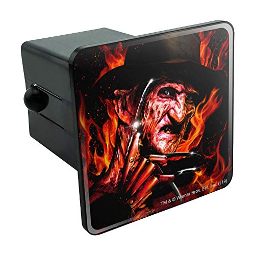 GRAPHICS & MORE A Nightmare on Elm Street Freddy's Fire Tow Trailer Hitch Cover Plug Insert