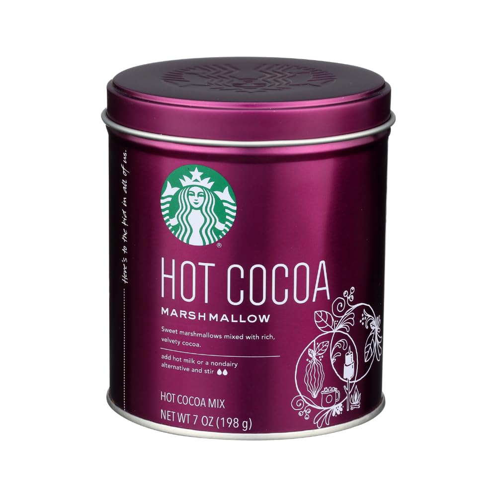 Starbucks Hot Cocoa Mix Tin (Triple Winter Variety), 7.00 Ounce (Pack of 3)