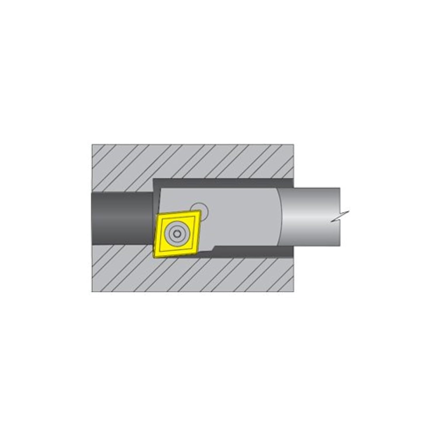 73310155450 - Boring Bar, S06H-SCLCR-2, RH, 0.394 In