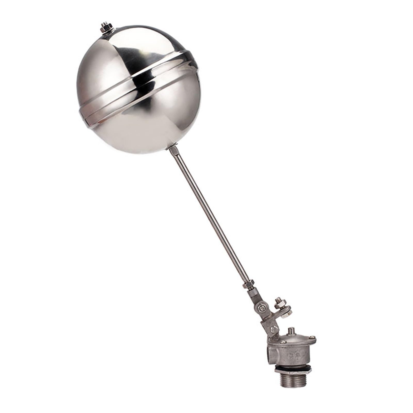 Ball Valve, Big Flow Float Valve Stainless Steel 304 for Hot Water Boiler, Heat Pump, Tower, Storage Tank(DN15 SS)