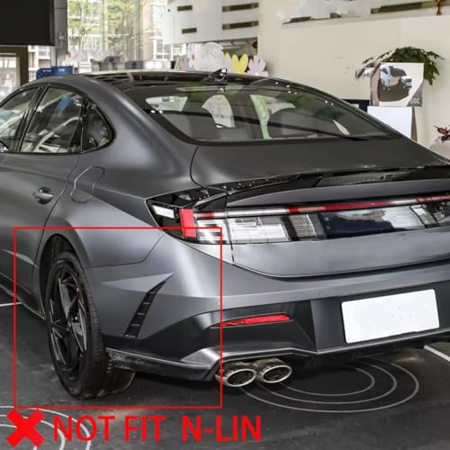 Guardabarros contra salpicaduras para Hyundai Sonata Edge Hybrid 2024, kit de 4 piezas 6
