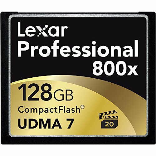 Lexar LCF128CRBNA800 Professional 800x 128GB VPG-20 CompactFlash Card