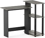 Furinno 14098R1EX/BK Easy Assembly Computer Desk, Espresso