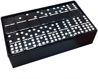 Marion & Co. Domino Double 9 Black Extra Jumbo Tournament Size in Arcadian Paper Box