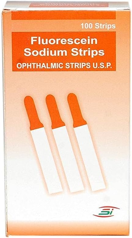 Eyevision Fluorescein Sodium Ophthalmic Strip Ph Test Strip (5.5-515)