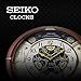 SEIKO QXM378BRH 18 Melodies in Motion Clock Wall Clock