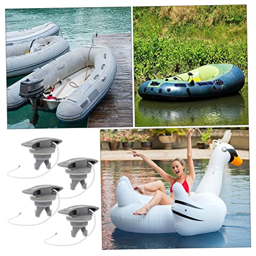 Homoyoyo 4 Pçs Capa De Válvula De Ar De Caiaque Colchões De Hélice Acessórios De Ar Colchões De Ar C