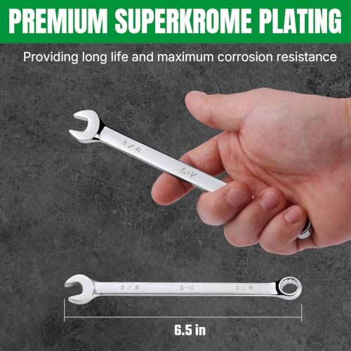 Image of SK 3 /8 inch Combination Wrench, SAE, Premium CR-V Steel