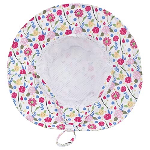 Muryobao Toddler Child Kids Baby Sun Hat Upf 50+ Uv Protection Wide Brim Bucket Hats Outdoor Summer Beach Cap For Baby Girl Boy Rose Flower 2-6 Years #TOP2