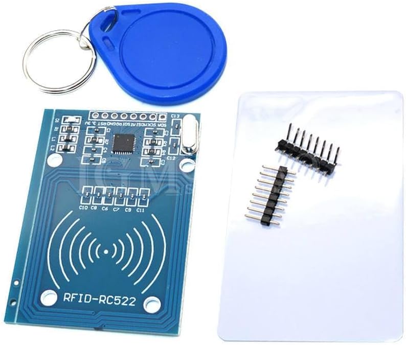 GenericGeneric 1pcs MFRC-522 RC522 mfrc 522 RFID RF IC Card inductive Module with Free S50 Fudan Card Key Chain MFRC522 for Arduino