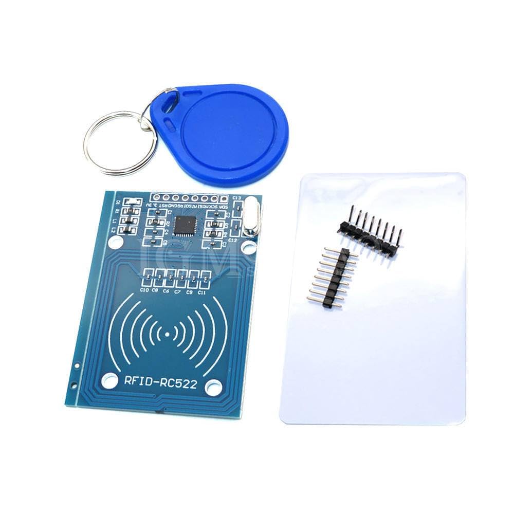 GenericGeneric 1pcs MFRC-522 RC522 mfrc 522 RFID RF IC Card inductive Module with Free S50 Fudan Card Key Chain MFRC522 for Arduino