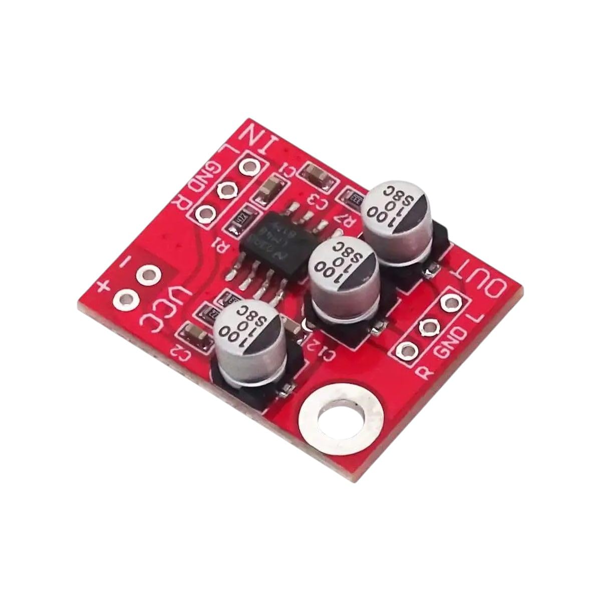DC2.7V-5.5V LM4881 Headphone Amplifier Board Low Voltage Power Supply Headset Amplifier Module Mini Audio Preamplifier Amplifier New 2025 for Arrival High for Quality